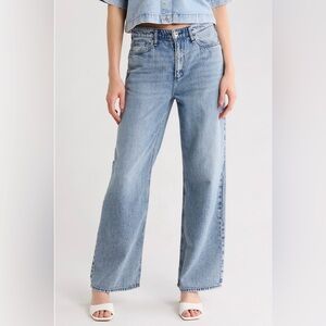 Rag & Bone Blue Flare Wide Leg Jeans